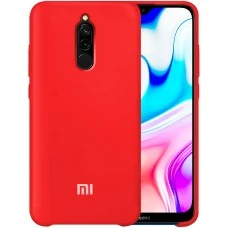 Силикон Original Case Logo Xiaomi Redmi 8 (Красный)