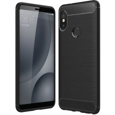 Силикон Polished Carbon Xiaomi Redmi Note 5 / Note 5 Pro (Черный)