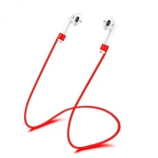 Силиконовый шнурок Magnetic для Apple Airpods (Красный)