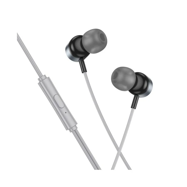 Wired in-ear headset Hoco M122 Type-C (Gray)