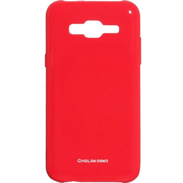 Силикон Molan Shining Samsung Galaxy J5 (2015) J500 (Светло-красный)