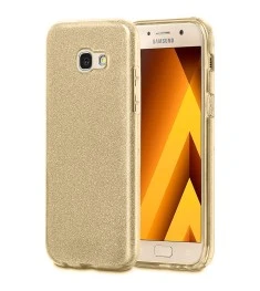 Силикон Glitter Samsung Galaxy A5 (2017) A520 (Золотой)