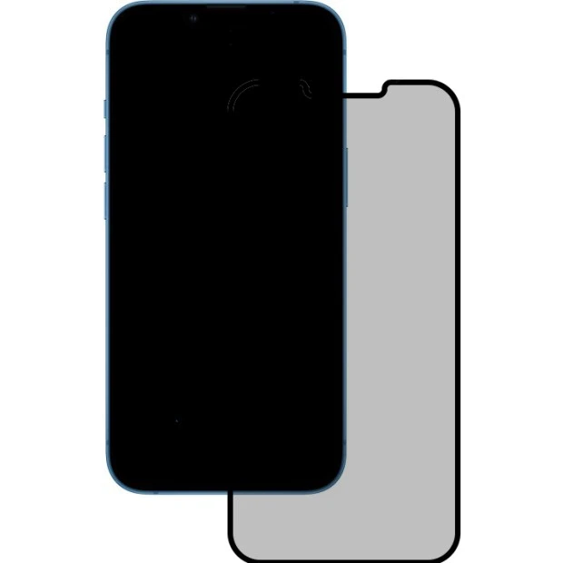 Захисне скло 5D Matte HD Apple iPhone 13  /  13 Pro  /  14  /  16E Чорне
