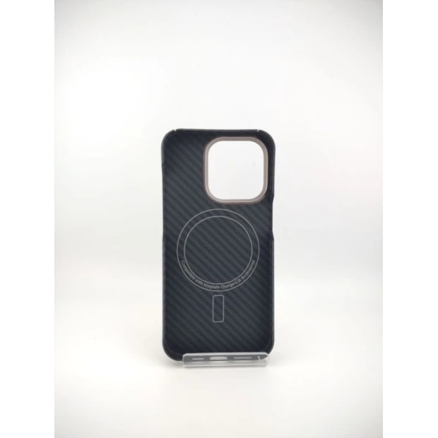 Чехол WAVE Premium Carbon Slim with MagSafe iPhone 14 Pro (Black)