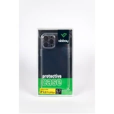 Силиконовый чехол Alabay для Apple iPhone 12 Pro Max (Прозрачный)