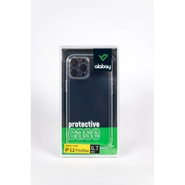 Силіконовий чохол Alabay для Apple iPhone 12 Pro Max (Прозорий)