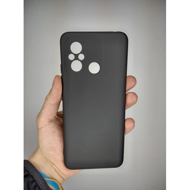 Силіконовий оригінальний 360-чохол для Xiaomi Redmi 12C  /  11A (ShutCam) (Чорний)