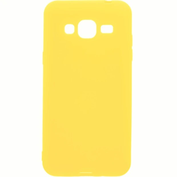 Чехол Силикон iNavi Color для Samsung Galaxy J3 (2016) J320 (желтый)