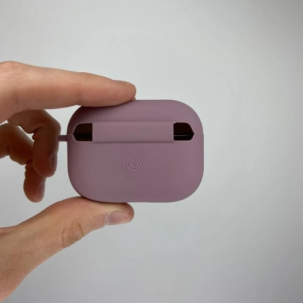 Чехол для наушников Full Silicone Case with Microfiber Apple AirPods Pro (01) Bilberry