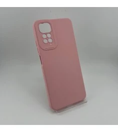 Силикон Original ShutCam Xiaomi Redmi Note 11 / Note 11S (Светло-розовый)