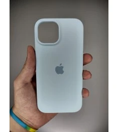 Силикон Original Round Case Apple iPhone 15 (53) Sky Blue