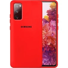 Силикон Original 360 Case Logo Samsung Galaxy S20 FE (Красный)