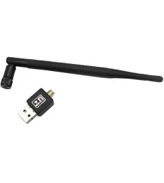 USB-адаптер Wi-Fi WF-2 (для тюнера T2, PC) (7601) (Чёрный)