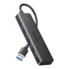 Переходник UGREEN CM219 4in1 (3.0USB to 4USB3.0) (Space Gray)