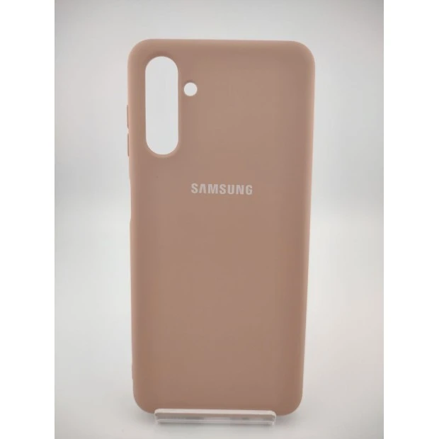 Силіконовий Оригінальний 360 Чохол Лого Samsung Galaxy A13 5G (Пудровий)