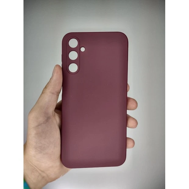 Силікон Оригінальний Samsung Galaxy A24 (ShutCam) (Бордовий)