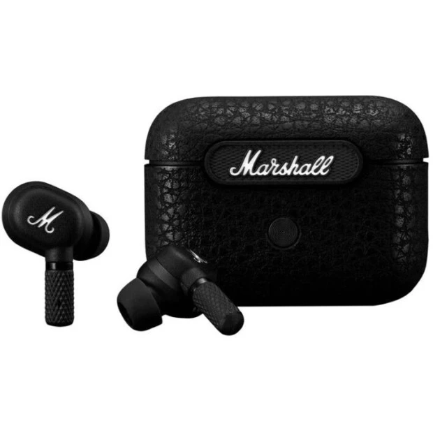 Бездротові навушники-гарнітура вакуумні Marshall Motif ANC (Black) (Копія)