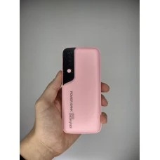 PowerBank Display Led 3USB 10000mAh (Pink)