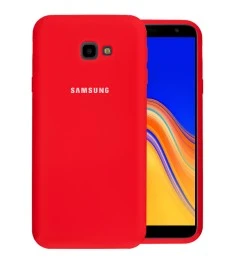 Силикон Original 360 Case Logo Samsung Galaxy J4 Plus (2018) J415 (Красный)