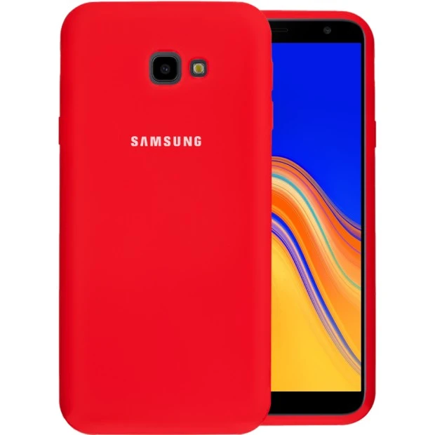 Силикон Original 360 Case Logo Samsung Galaxy J4 Plus (2018) J415 (Красный)