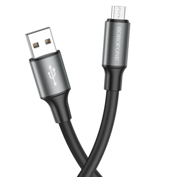 USB-кабель Borofone BX82 (MicroUSB) (Чорний)