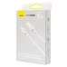 Кабель USB Baseus Superior (SUPERVOOC) 65W (2м) (Type-C) (білий) CAYS001002.