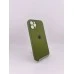 Силіконовий чохол Original Square RoundCam для Apple iPhone 11 Pro (46) Глибокий зелений. Силіконовий чохол Original Square RoundCam для Apple iPhone 11 Pro (46) Глибокий зелений.