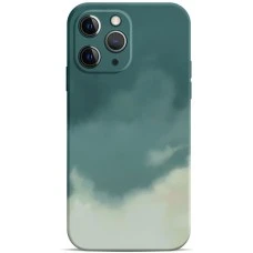 Силикон WAVE Watercolor Case iPhone 11 Pro (dark green/gray)