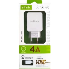 СЗУ-адаптер Infinix A60 4A + MicroUSB-кабель (Белый)