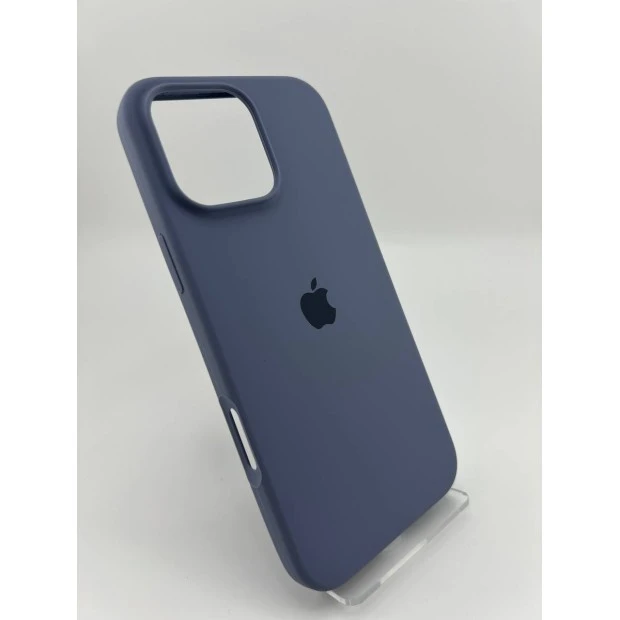 Силіконовий чохол Original Round для Apple iPhone 16 Pro Max (42) Shadow Blue