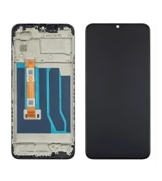 Дисплей для Oppo A18 (2023) с чёрным тачскрином и корпусной рамкой
