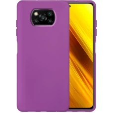 Силикон Original 360 Case Xiaomi Poco X3 (Сиреневый)