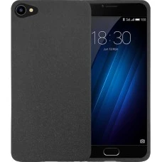 Силиконовый чехол Textile Meizu U10 (Чёрный)