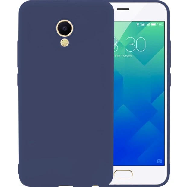 Силиконовый чехол iNavi Color Meizu M6s (Темно-синий)