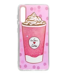 Силикон Liquid Fashion Samsung A50 (2019) (Coffee)