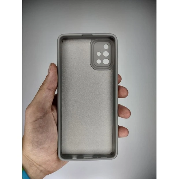Силикон Original Samsung Galaxy A51 (2021) (ShutCam) (Серый)