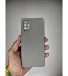 Силикон Original Samsung Galaxy A51 (2021) (ShutCam) (Серый)