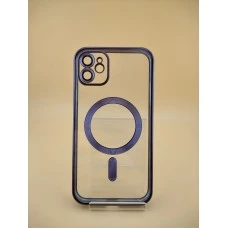 Чехол UMKU Shining with MagSafe Apple iPhone 11 (Dark Purple)