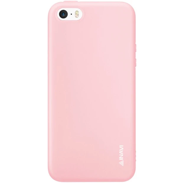 Чехол Силикон iNavi Color Apple iPhone 5 / 5s / SE (персик)