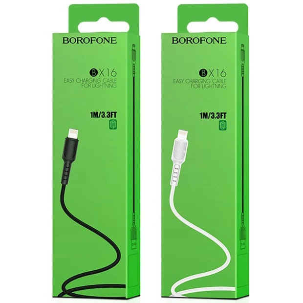 USB-кабель Borofone BX16 (Lightning) (Білий)