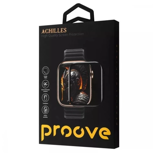 Защитное стекло Achilles Apple Watch 10 46mm (Black)