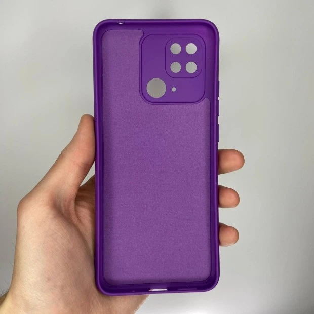 Силикон Original Xiaomi Redmi 10C (ShutCam) (Сиреневый)