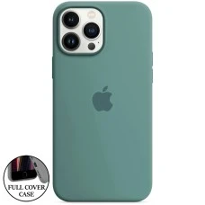 Силикон Original Round Case Apple iPhone 13 Pro Max (55) Blackish Green