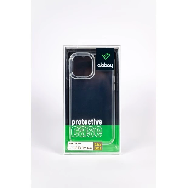 Силіконовий чохол Alabay для Apple iPhone 13 Pro Max (Прозорий)