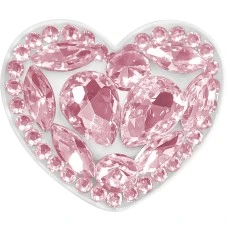 Холдер Popsocket Diamond Heart (Розовый)
