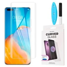 Защитное стекло 5D UV Glue Huawei P40 Pro (Clear)