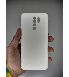 Силіконова оригінальна накладка Xiaomi Redmi 9 (ShutCam) (Біла)