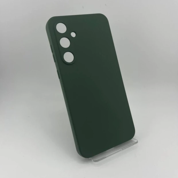 Силікон Original Samsung Galaxy A55 (ShutCam) (Темно-зелений)