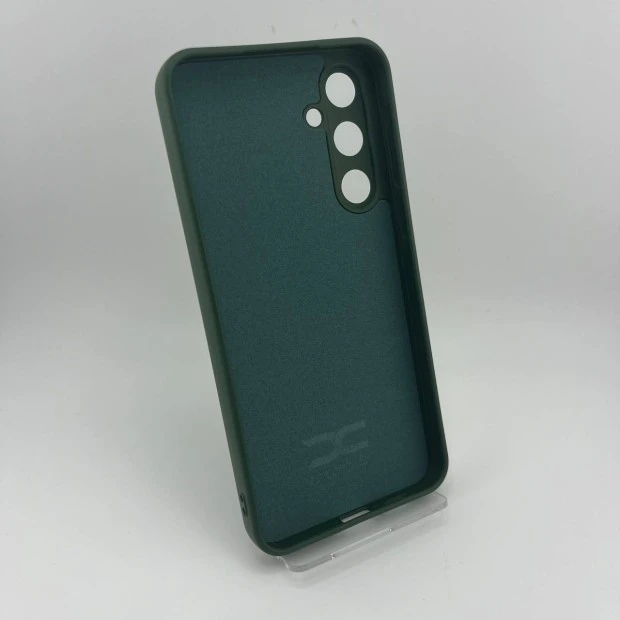 Силікон Original Samsung Galaxy A55 (ShutCam) (Темно-зелений)