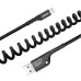USB-кабель Baseus Eye Spring 2.0A (1m) (Type-C) (Чорний) CATSR-01 USB-кабель Baseus Eye Spring 2.0A (1m) (Type-C) (Чорний) CATSR-01